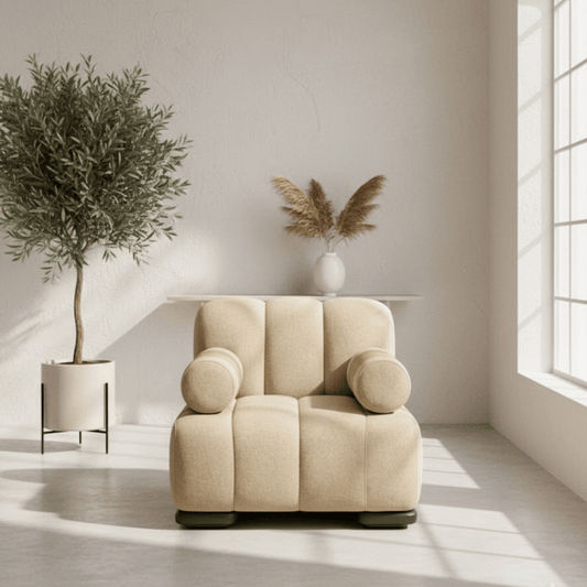 Linea Block Designer Accent Chair