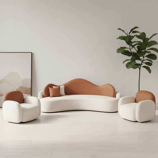 Lunara Flow Curved Sofa Set