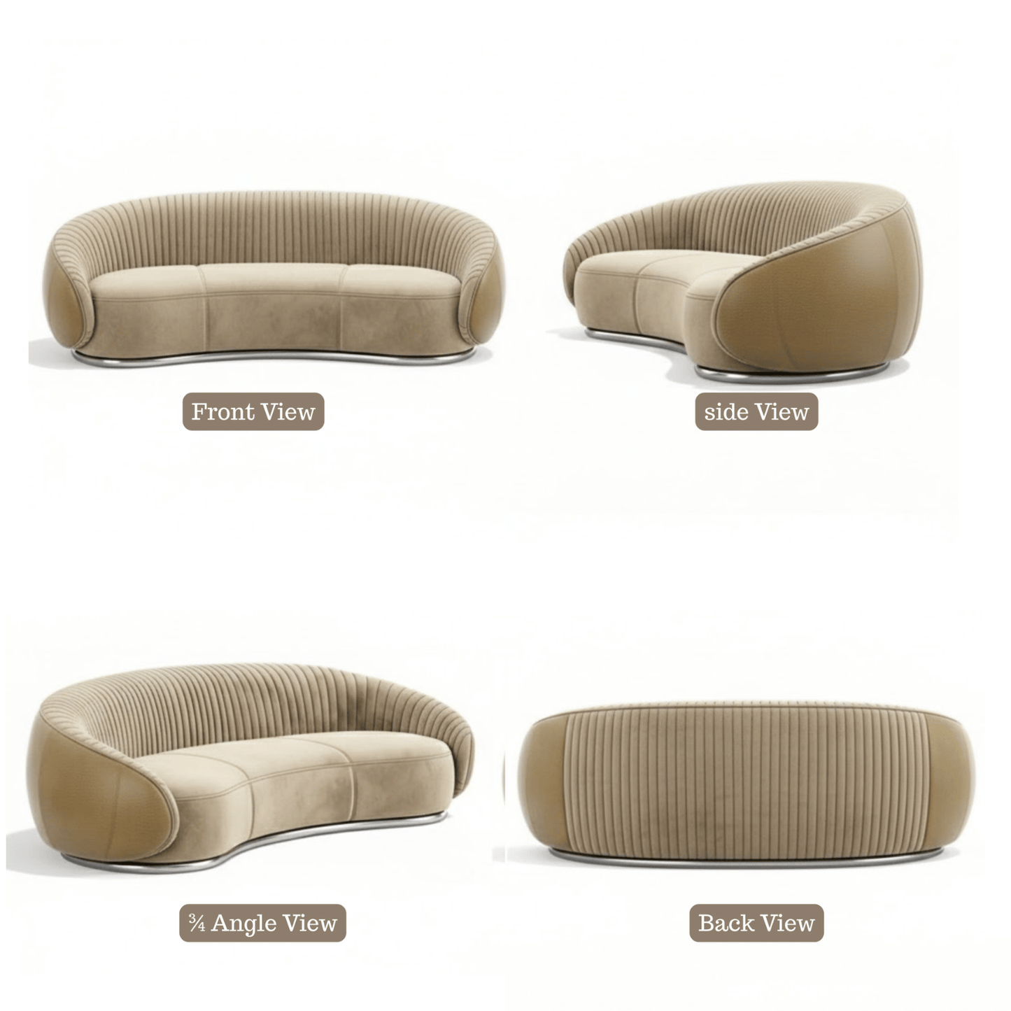 Veloura Arc Luxury Sofa