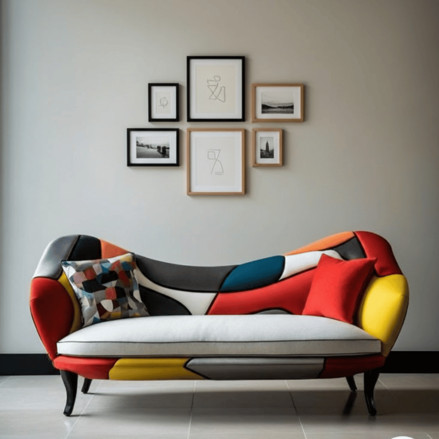 Chromatique Epoque Artistic Patchwork Sofa