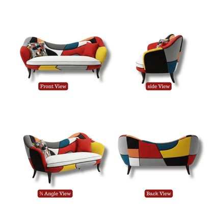 Chromatique Epoque Artistic Patchwork Sofa