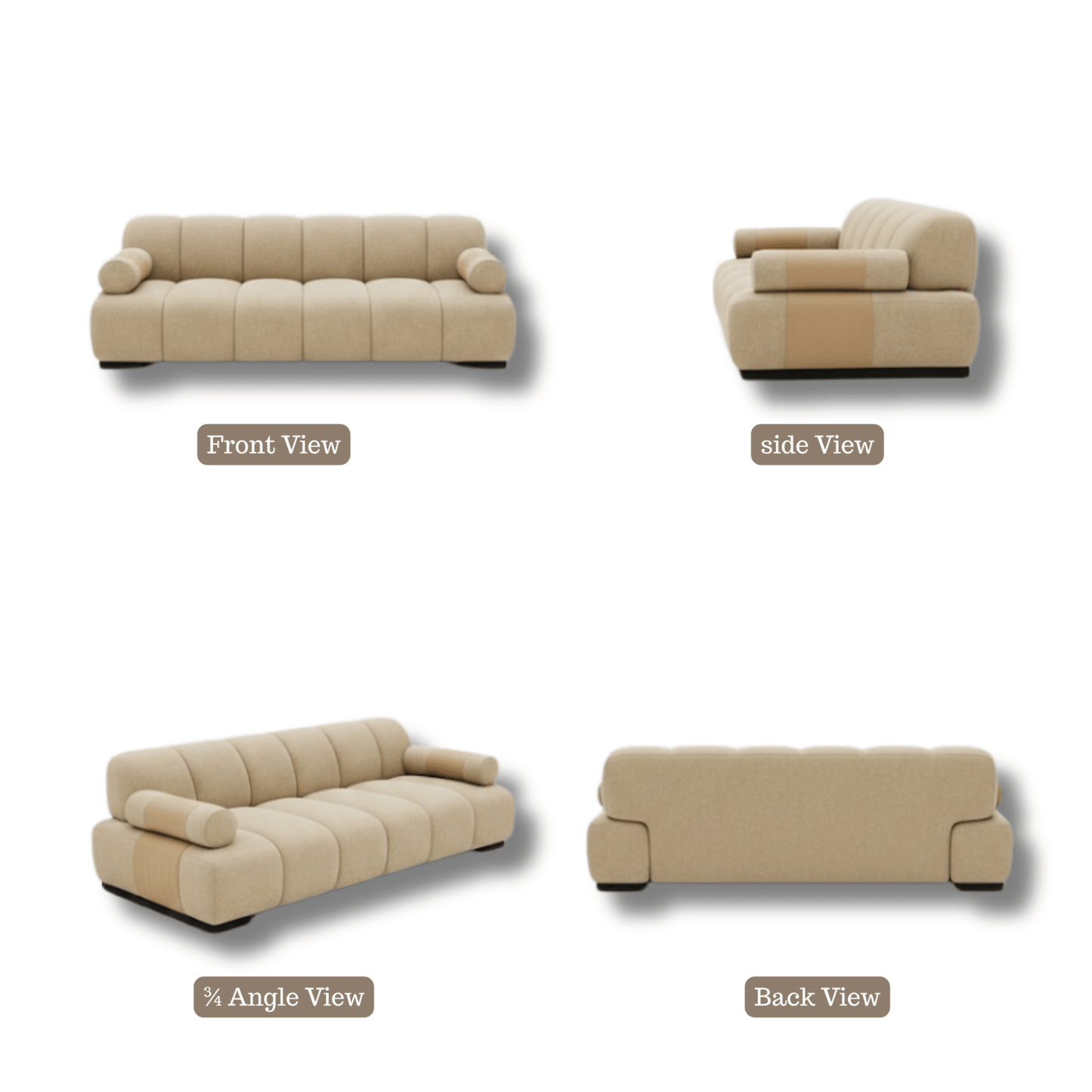 Desert Linea Luxe Panel Sofa