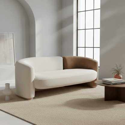 Dual Curve Contemporary Designer Sofa