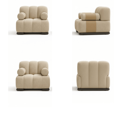 Linea Block Designer Accent Chair