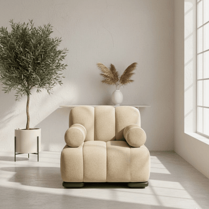 Linea Block Designer Accent Chair