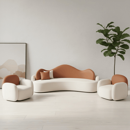 Lunara Flow Curved Sofa Set