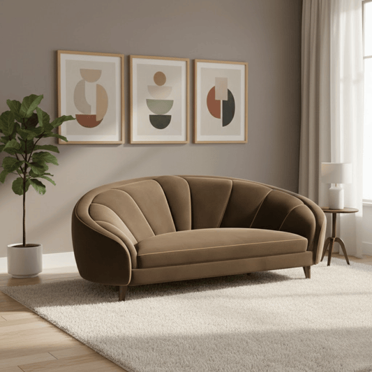 Regal Arc Luxury Curved Sofa