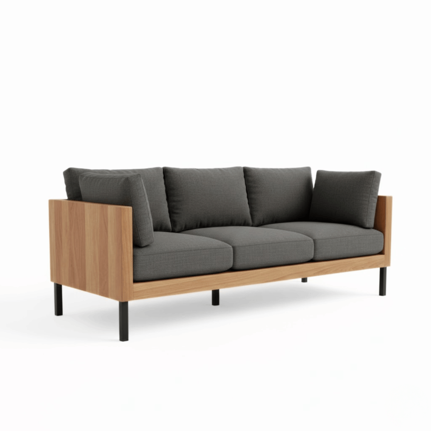 Urban Frame Modern Wood Sofa