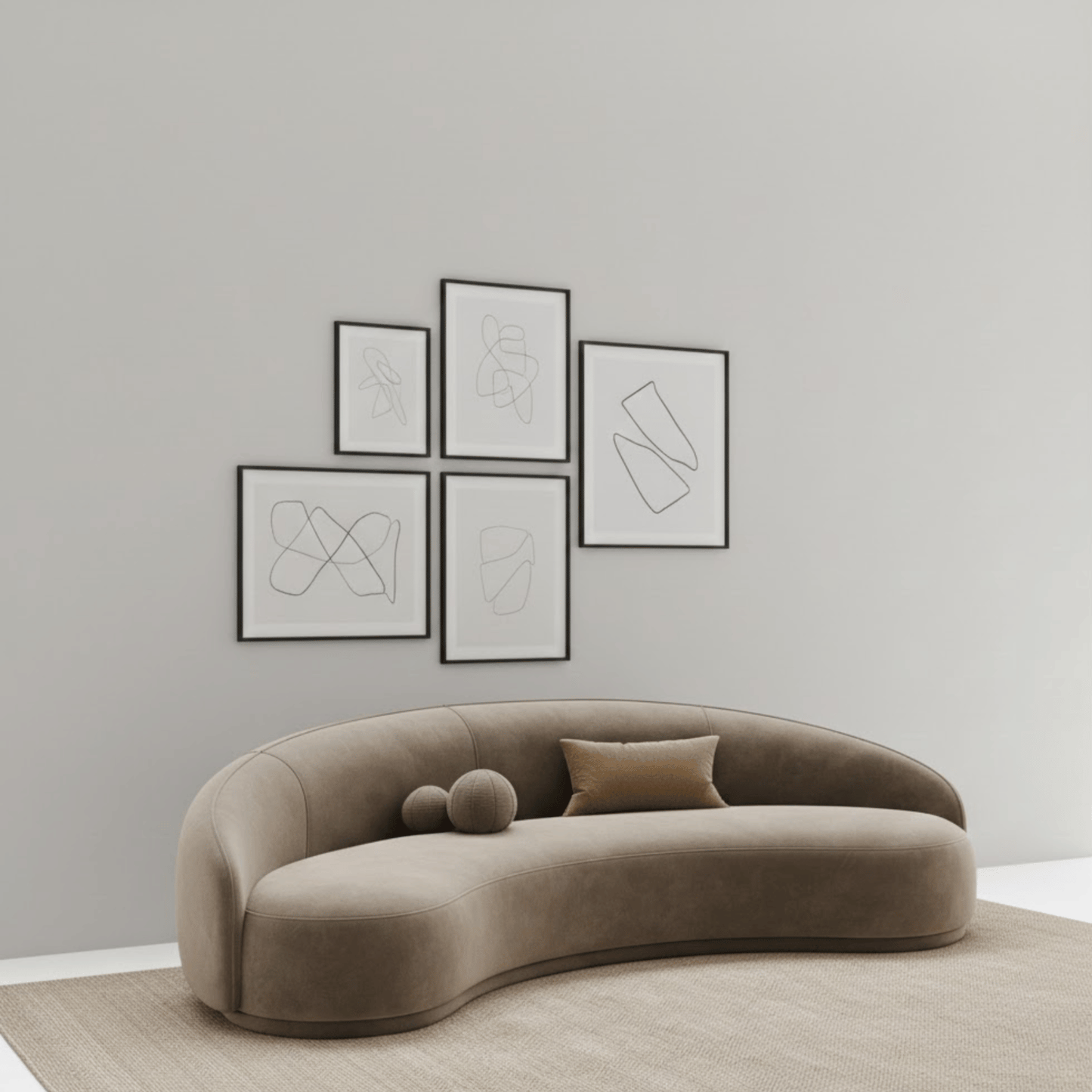 Velora Curve Premium Designer Sofa