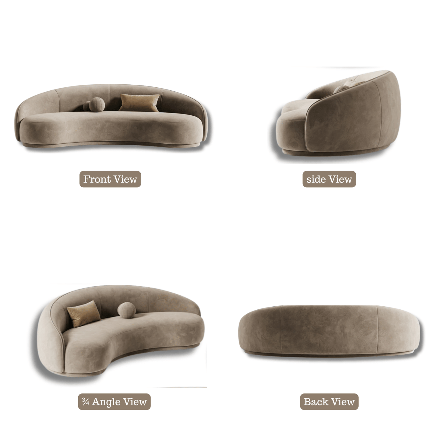 Velora Curve Premium Designer Sofa